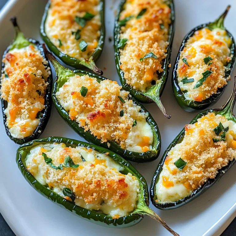 Crispy Baked Cheesy Jalapeno Poppers