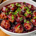 Quick Cranberry Meatballs (Christmas Recipe)