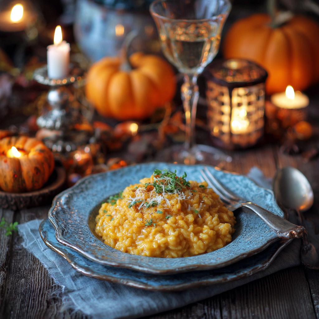 Halloween Pumpkin Spice Risotto