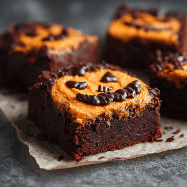 Jack-O’-Lantern Brownies