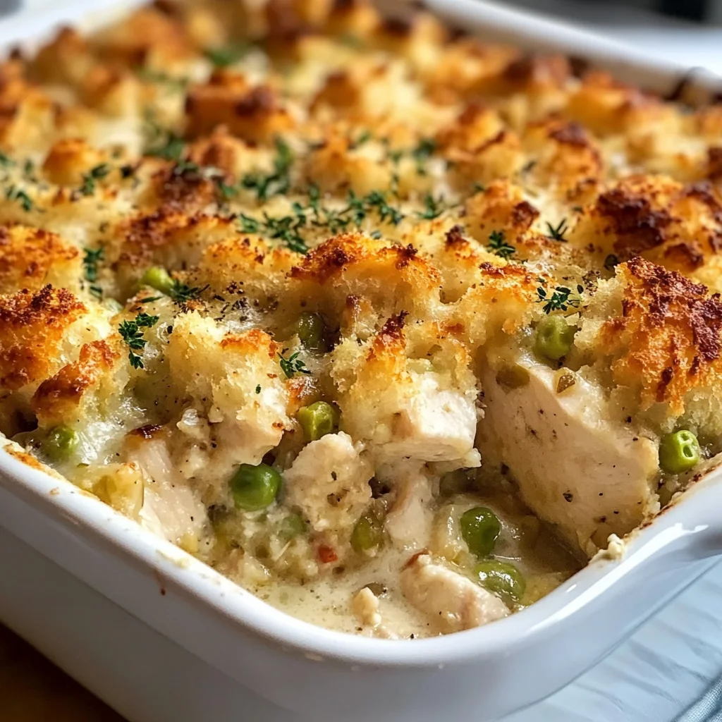 Chicken & Stuffing Casserole Recipe