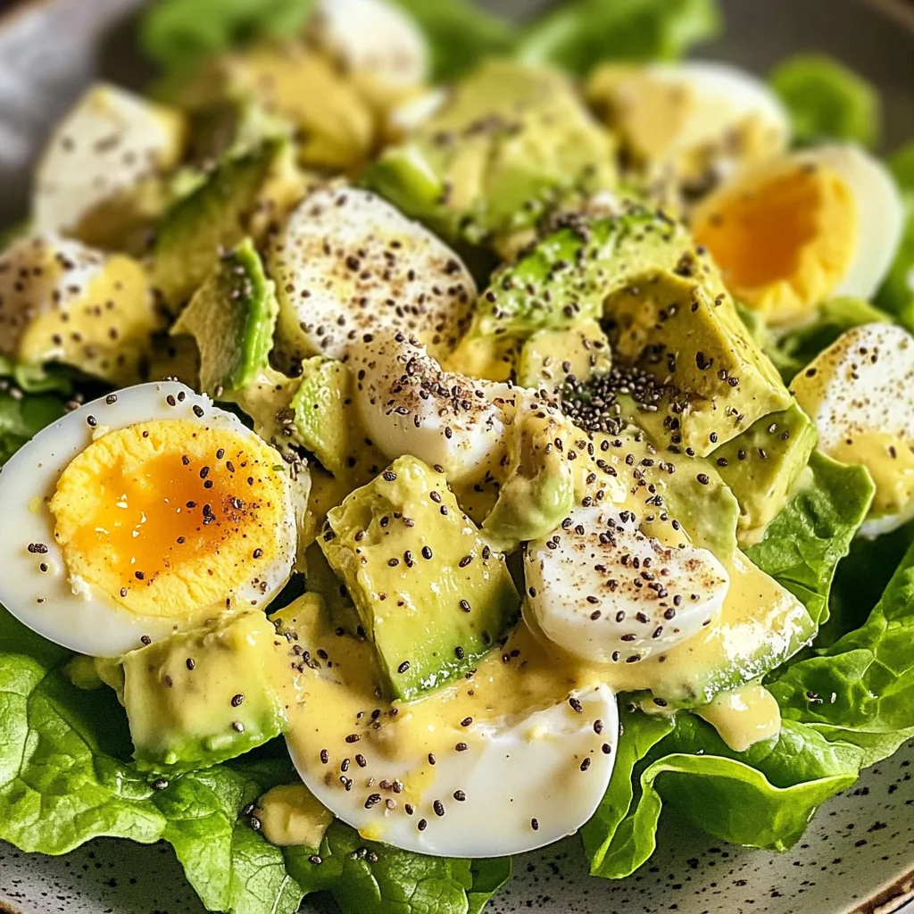 Creamy Avocado & Egg Salad
