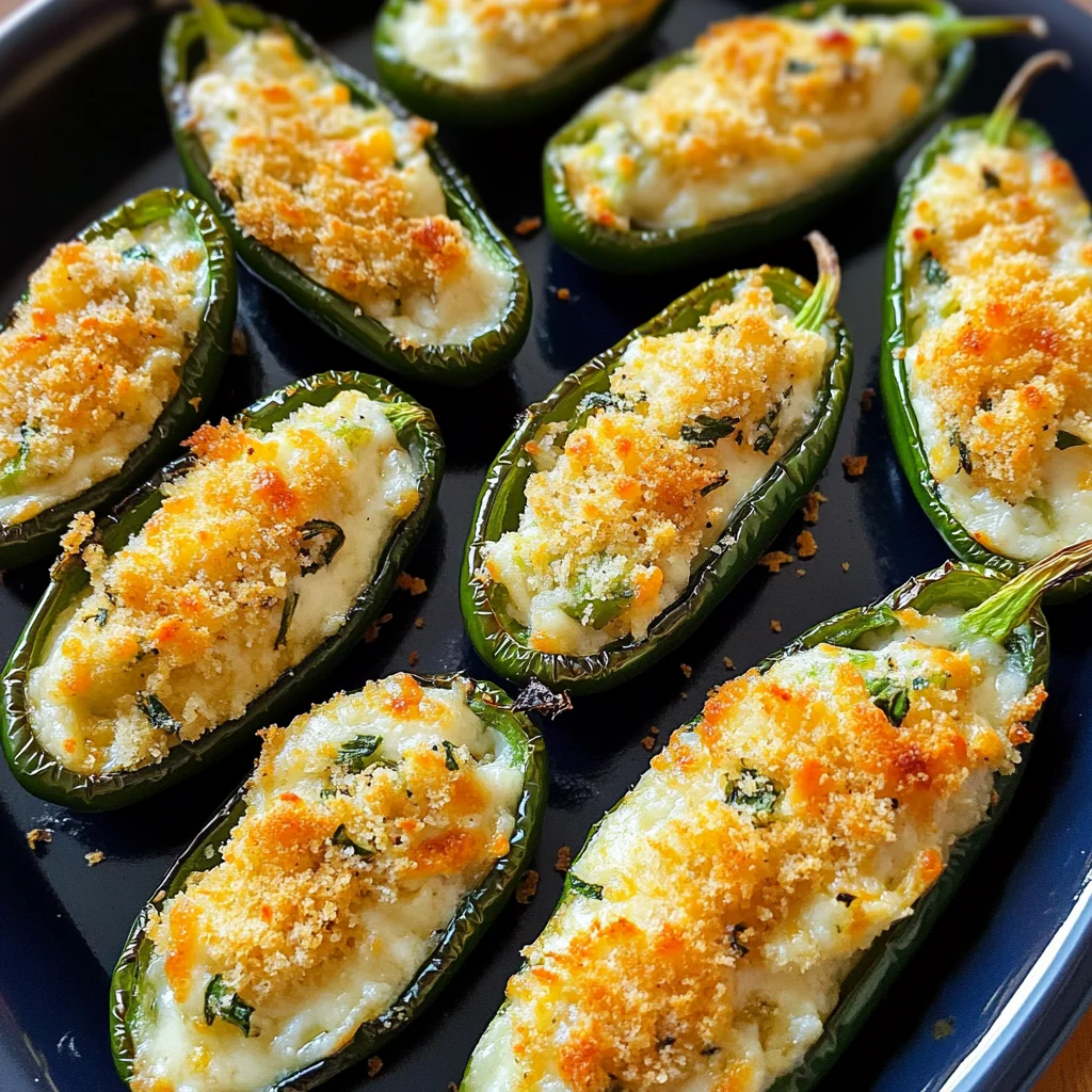 Crispy Baked Cheesy Jalapeno Poppers