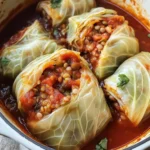 Irresistibly Delicious Lentil and Rice Stuffed Cabbage Rolls