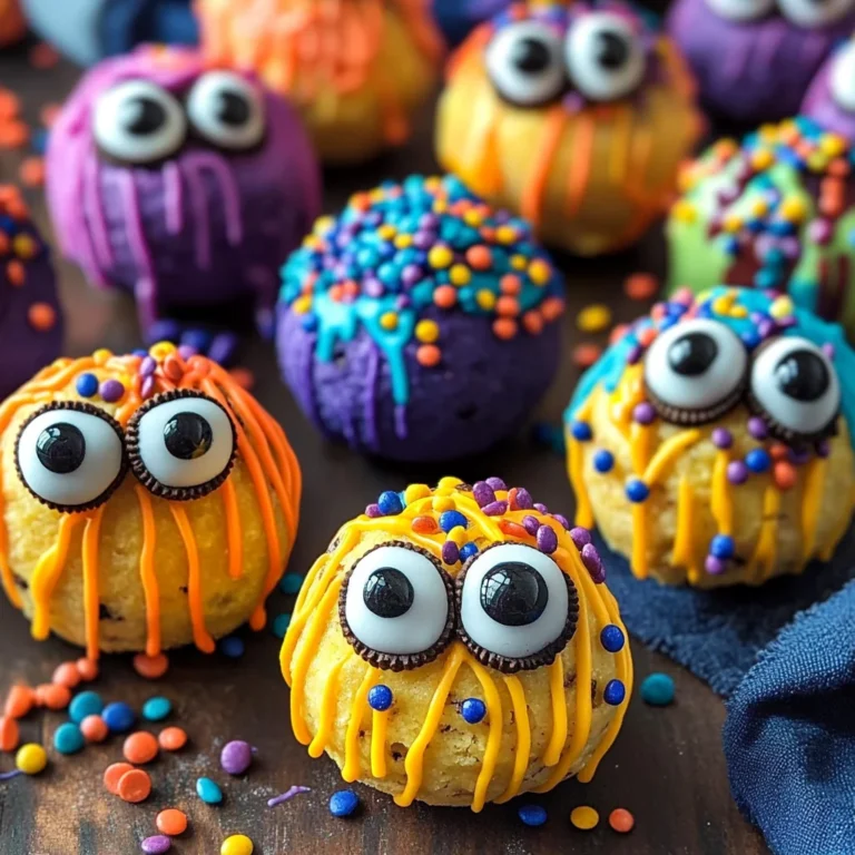 Monster Eyeball Cookie Truffles