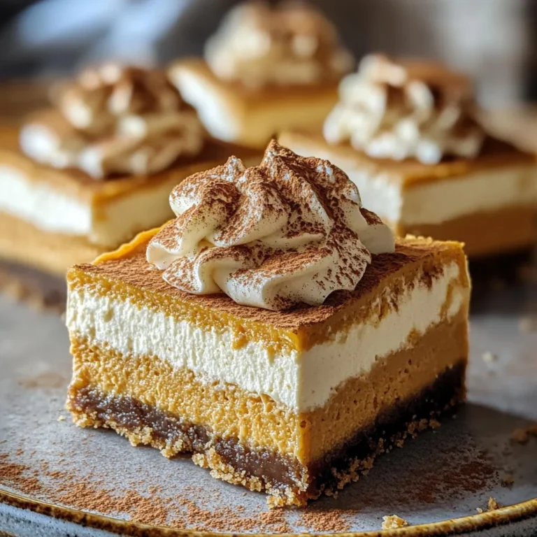 No Bake Pumpkin Cheesecake Bars