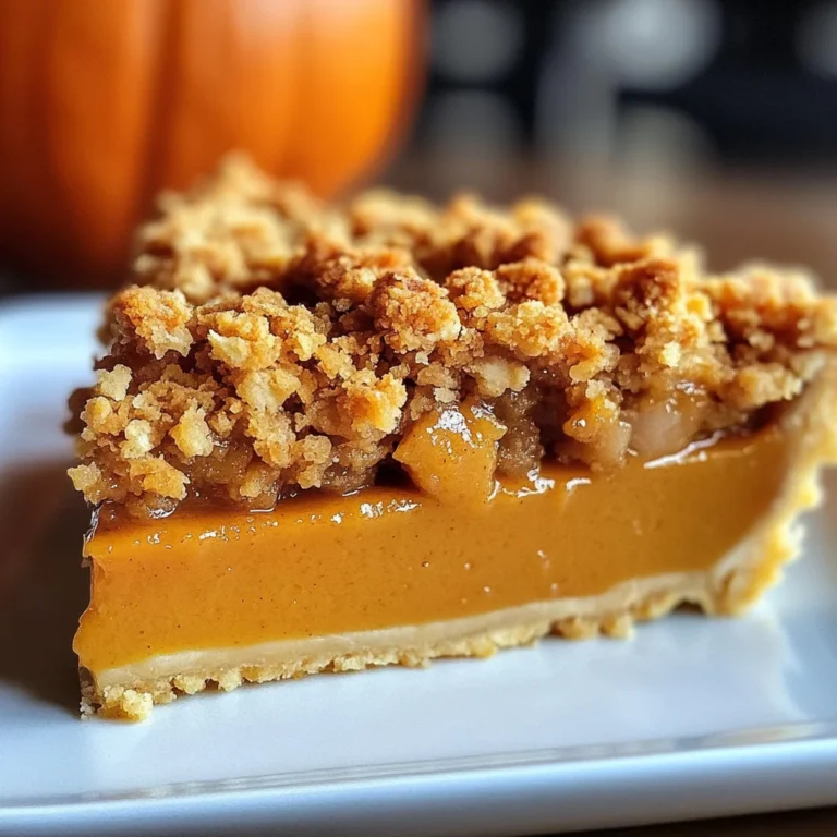Pumpkin Pie Crumble