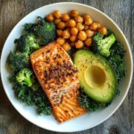 Roasted Chickpea & Salmon Power Plate