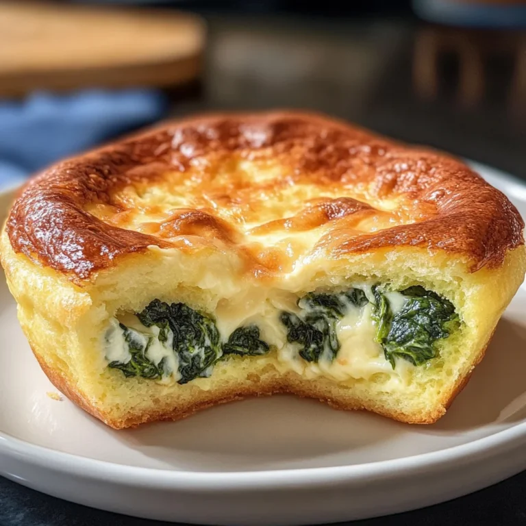 Spinach and Cheese Egg Soufflé