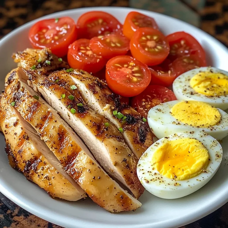 Tomato-Lovers Protein Plate with Chicken & Eggs