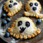 Vegan Blueberry Ghost Hand Pies