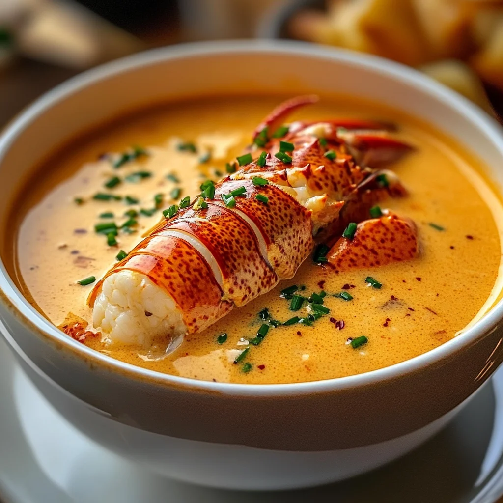 Velvety Lobster Bisque