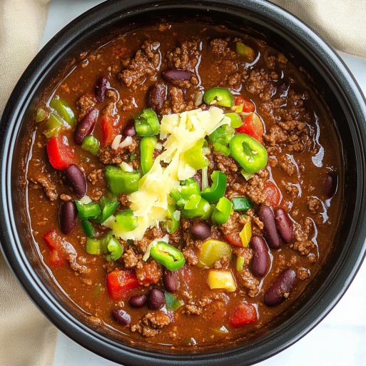 Slow Cooker Chili Con Carne